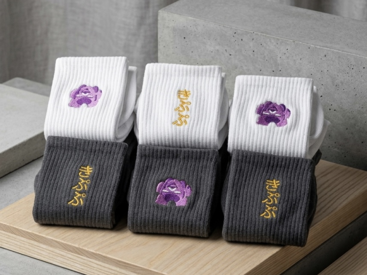 南部囡仔 SOUTH KIDDO 刺繡休閒襪 1