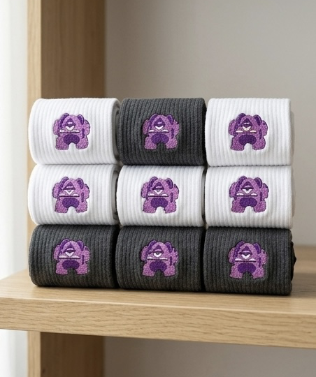 南部囡仔 SOUTH KIDDO 刺繡休閒襪 5