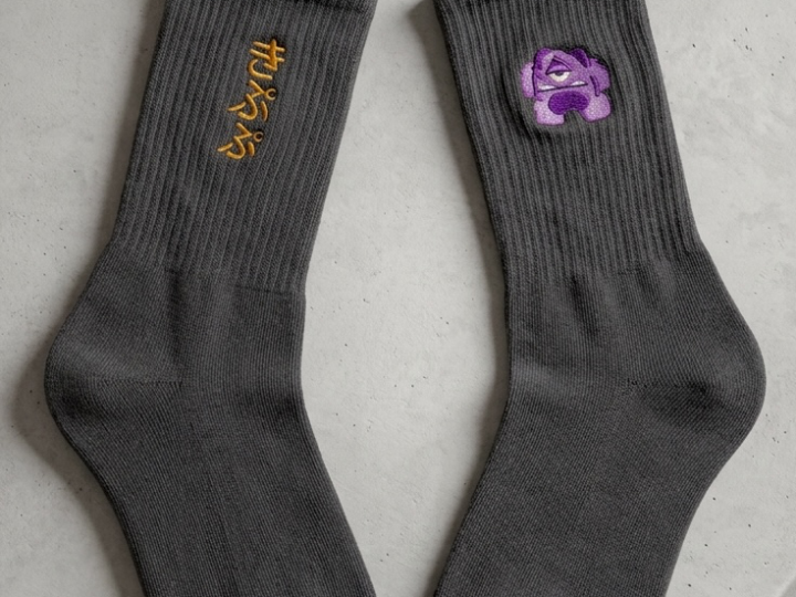 南部囡仔 SOUTH KIDDO 刺繡休閒襪 3